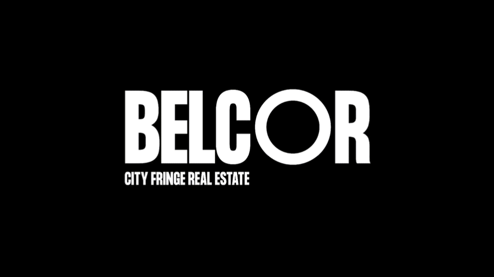 Stylish brand for Shoreditch Real Estate business Belcor Graphical